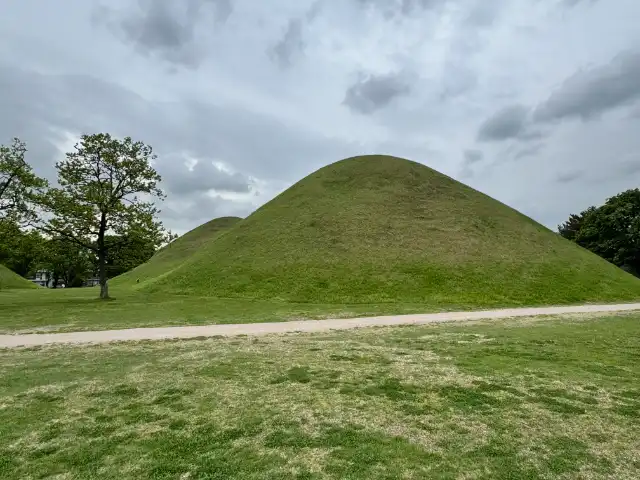 a mound in the first park of the Daereungwon Ancient Tomb Complex