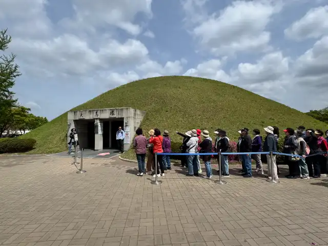 The entrance to the interior of Cheonmachong Tomb