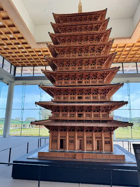 Model of the Hwangnyongsa pagoda
