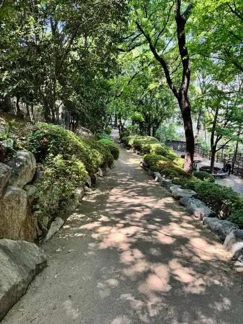 Path down the other side of Yongdusan Park