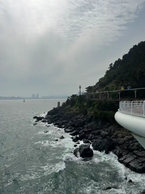 One of the views from the white observation deck