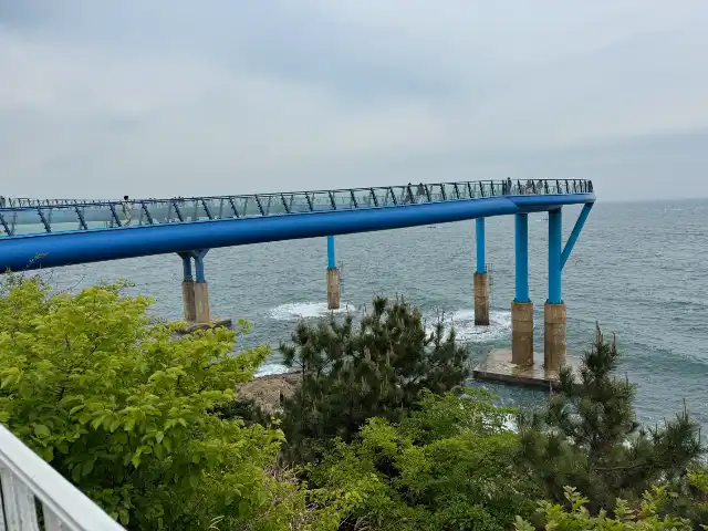 The blue observation deck