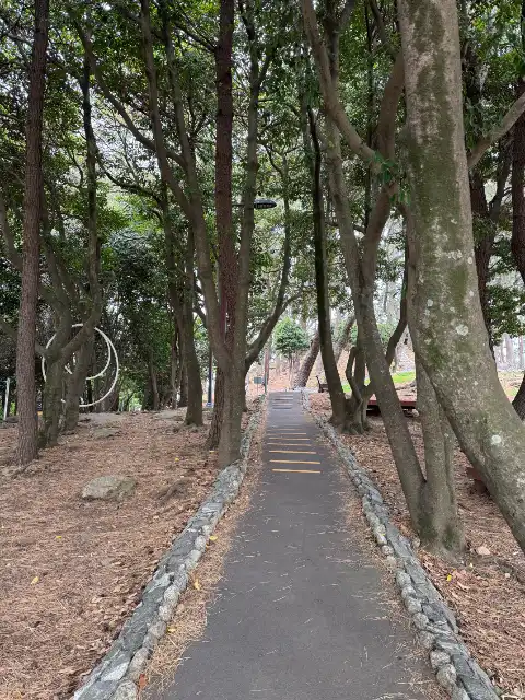 The park just past the end of Songjeong Beach