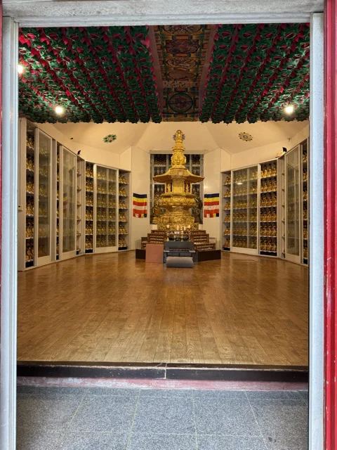 The Buddha relics room in Taejongsa Temple