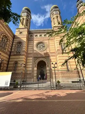 The Great Synagogue in the Jewish district of Budapest