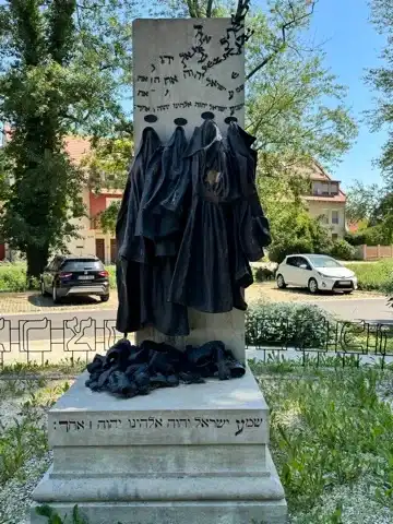 Third Jewish Sopron stop of the day: Holocaust Memorial