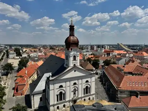 A view from the Bishop's Castle Outlook Tower