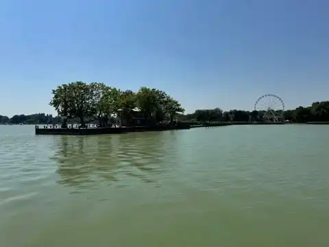 View of Keszthely from the boat