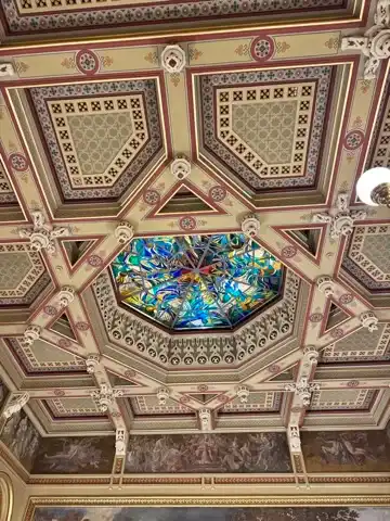 The ceiling in Pesti Vigadó