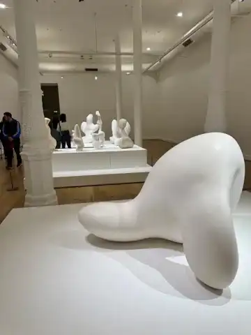 Abstract sculpture at the Leeds Art Gallery