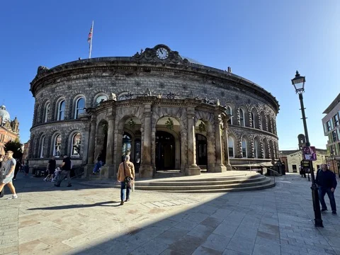 Exterior of the Leeds Corn Exchange