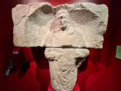 Relic in the Roman Baths museum
