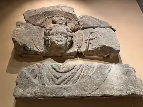 Relic in the Roman Baths museum