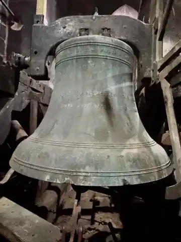 The tenor bell in the Bath Abbey Tower