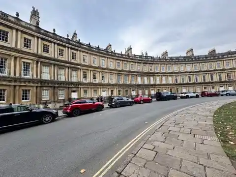 Some of the townhouses of The Circus