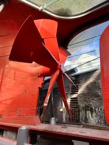 A recreation of the SS Great Britain's original propeller