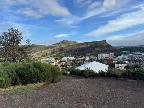 View of Arthur's Seat from atop Calton Hill