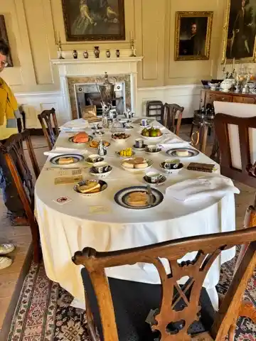 Dining room in No. 1 Royal Crescent