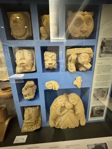 Relics in the archaeology gallery