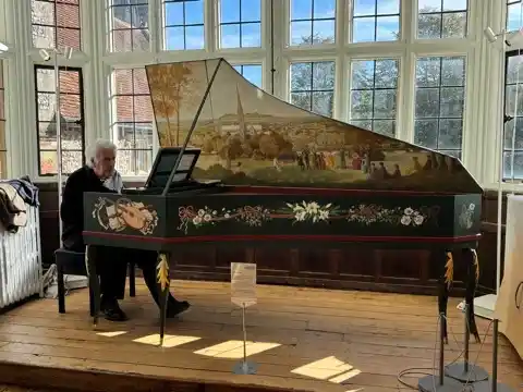 Harpsichord in Salisbury Museum