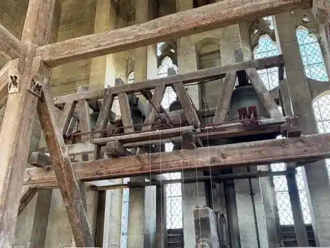 The smaller bells of the Salisbury Cathedral Tower