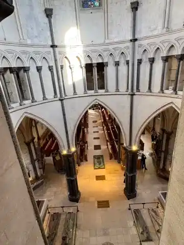 The view from the balcony of The Round