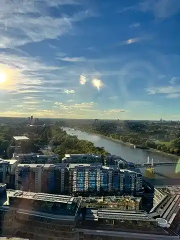 A view from atop the chimney