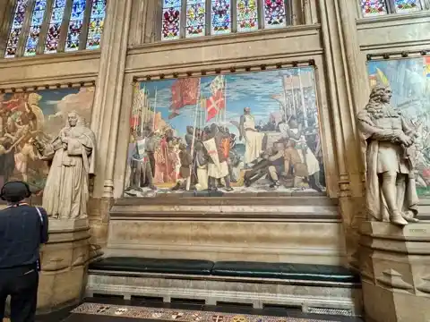 A painting in St. Stephan's Hall