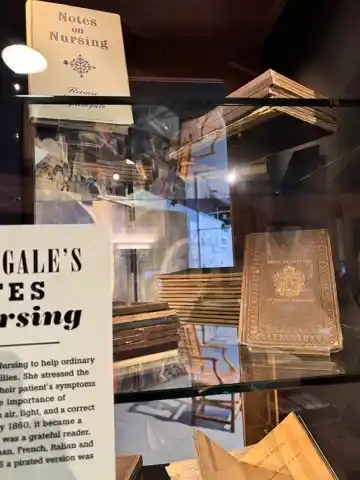 Various editions of Florence Nightingale's "Notes on Nursing"